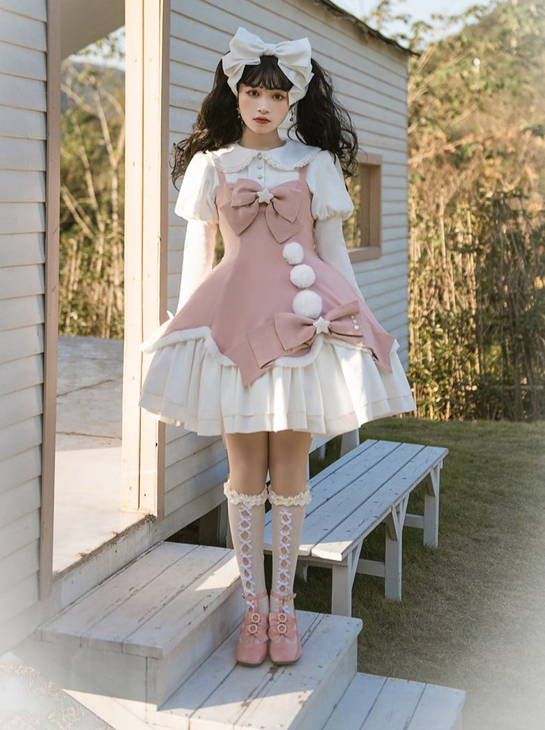 カラースカート ドールサス スウィートロリータトップ ボンボン