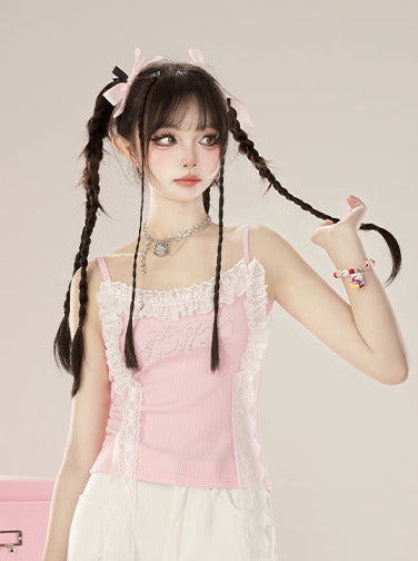 ミントキャミソールディフューザーレース