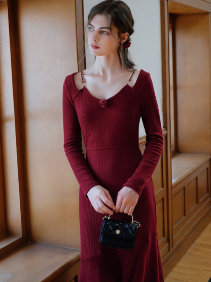 キャミソール ローズ ローズフラワー クイーン ドレス カーディガン