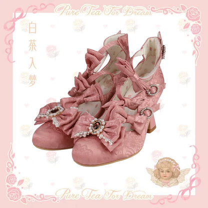 BaiChaRuMeng Rococo Night Elegant Heels