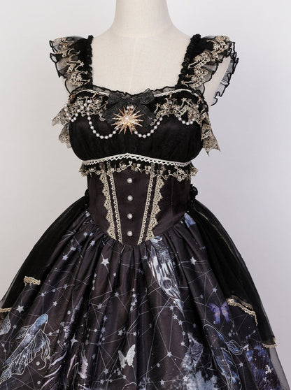 Gothic Lolita Dark Sass Skirt