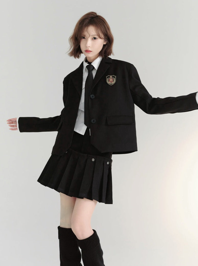 Emblem Jacket College Simple
