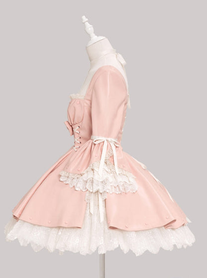 Sweet Girly Frill Dress + Hat