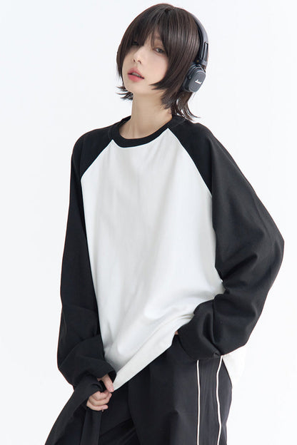 リラックスフィットTシャツ パッチワーク