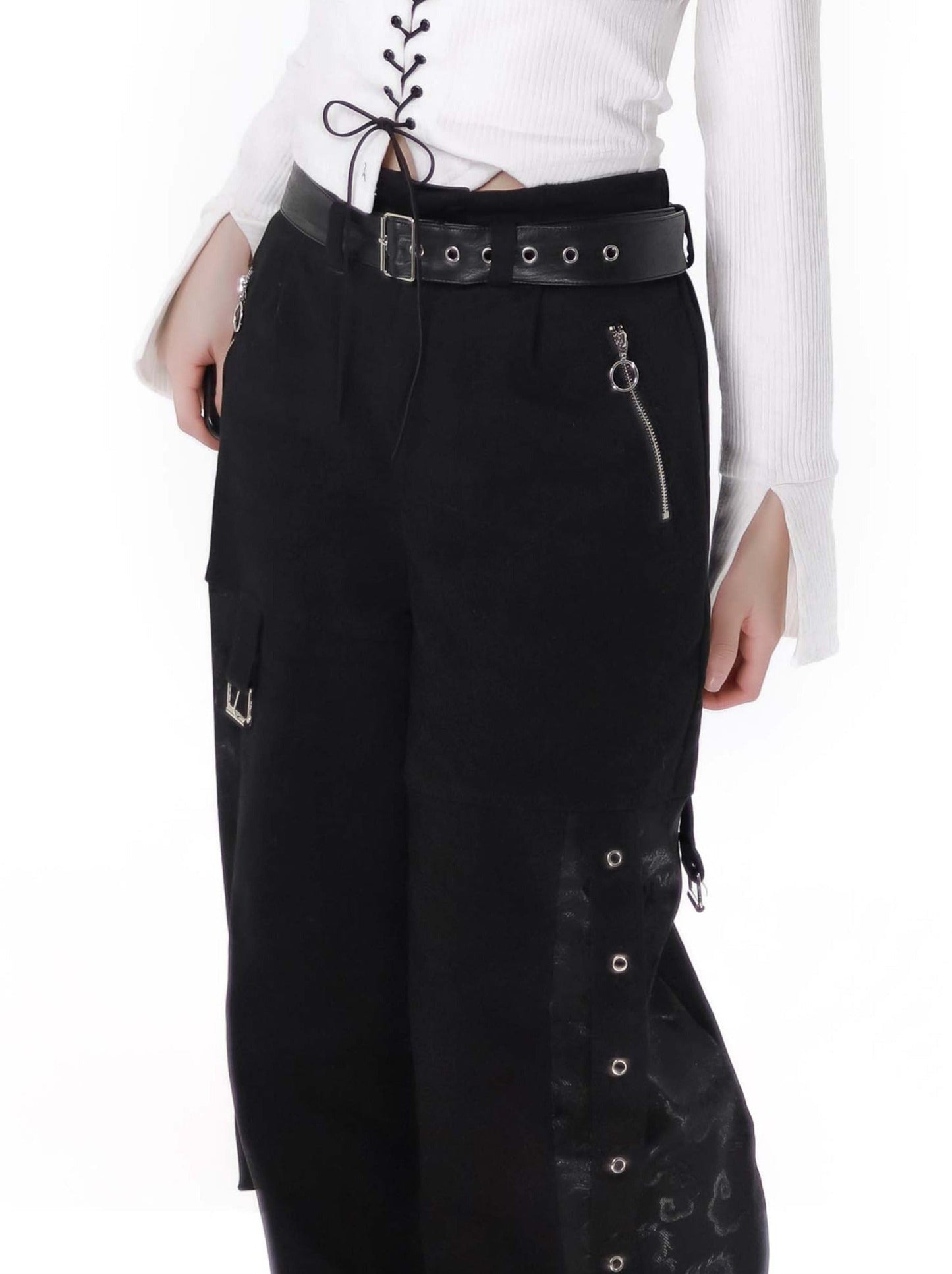 Dragon Check Plus Velvet Leather Jacket Suit