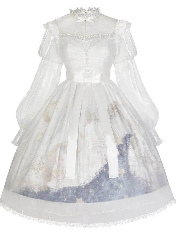 White Super Fairy Elegant Dress