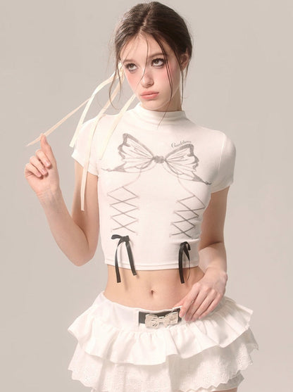 レースアップデザイントップス ジョーダン サマーガール