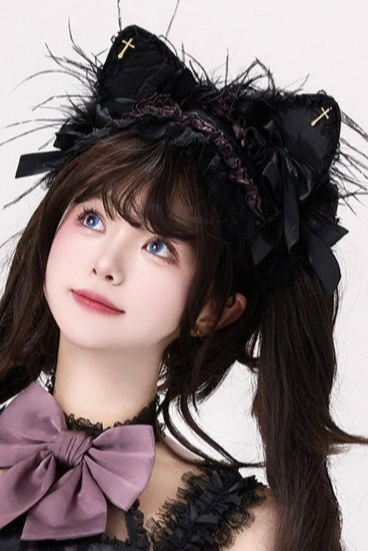 Katze Lolita süßes Kleid magische Hexe kleine dunkle