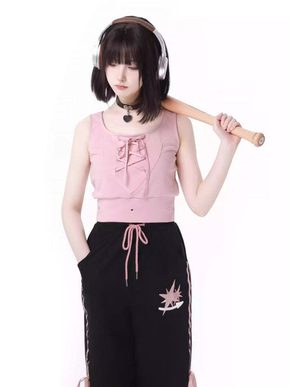 College Saber Anzug Baseball Starry Pink