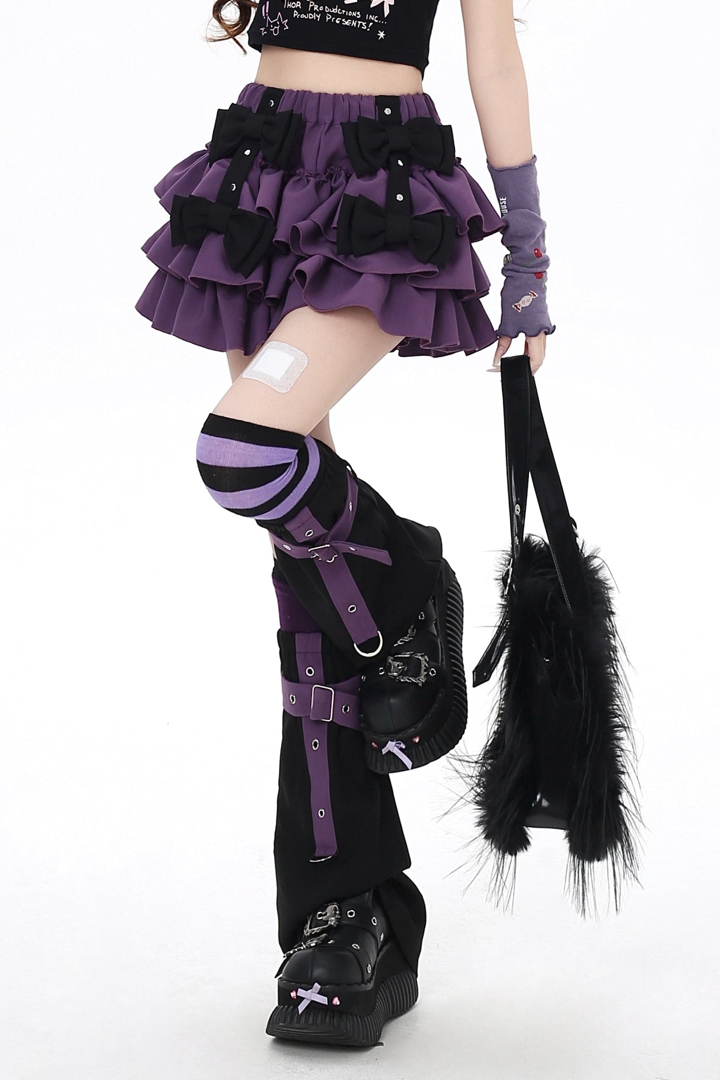 リボンケーキスカート マインダーク