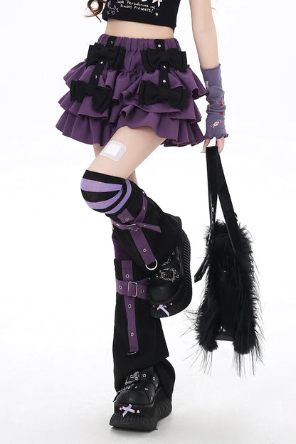 リボンケーキスカート マインダーク