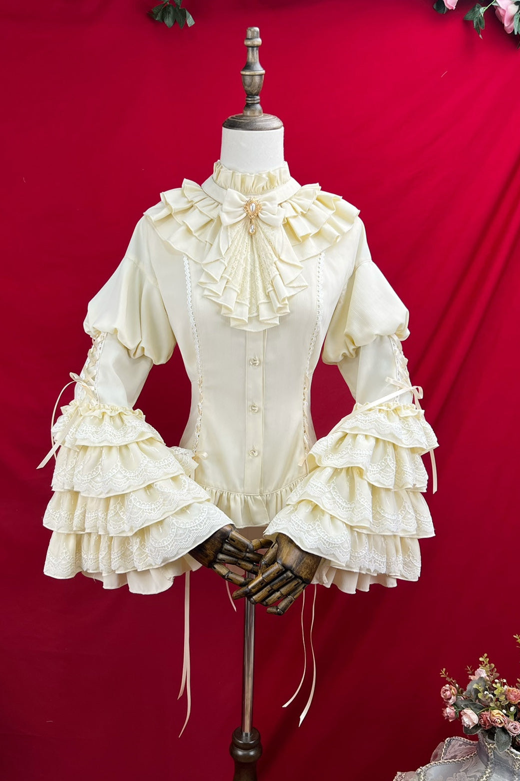 グッドエビルロリータゴシックジーシャツ＋フレアスカート＋ウエストベルト