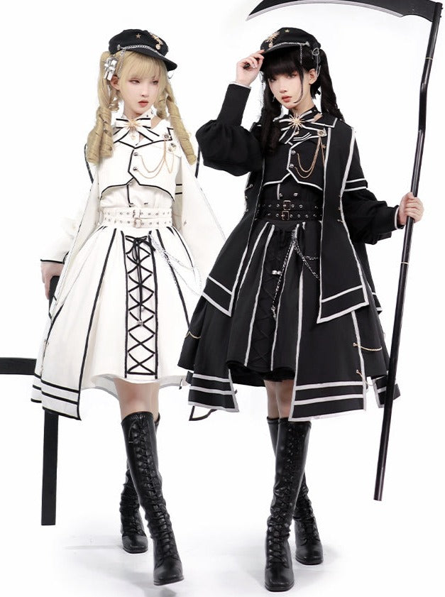 Lolita Armee Urteil Uniform Ritter Militär Set Niedrig