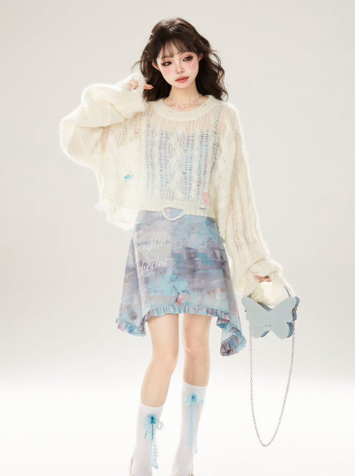 フェアリーバタフライドレス ショート/ロングサスペンダー