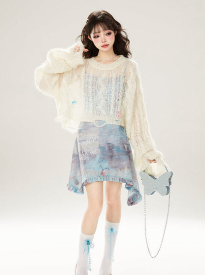 フェアリーバタフライドレス ショート/ロングサスペンダー