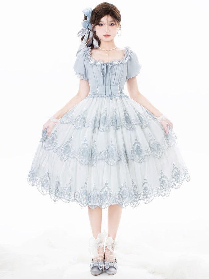 Dress Elegant Lolita Sheer Summer
