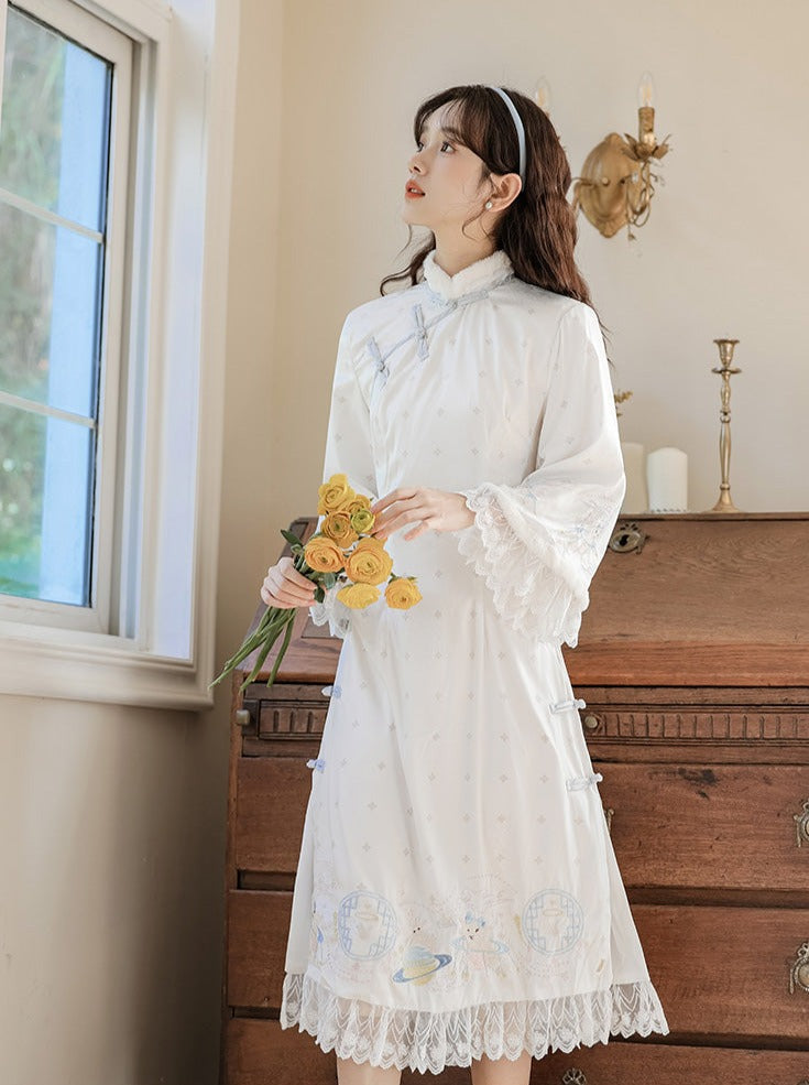 レトロロングチャイナドレス