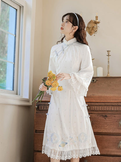 レトロロングチャイナドレス