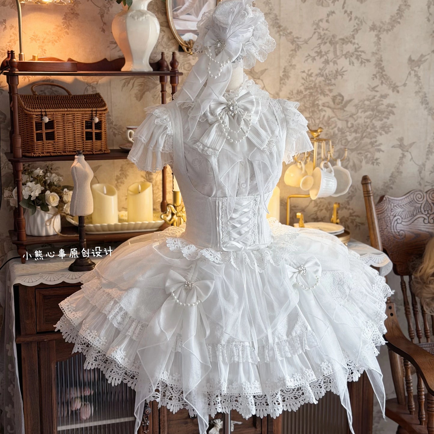 Twin Dream Ember Lolita Bustier JSK Boned Waist