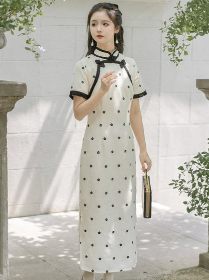 Cardigan Style Little Chinese Dress Fragrance