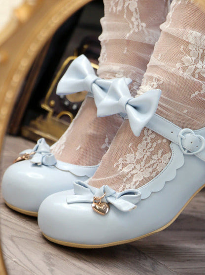 Heel Doll Single Medium Round Shoes Lolita Head
