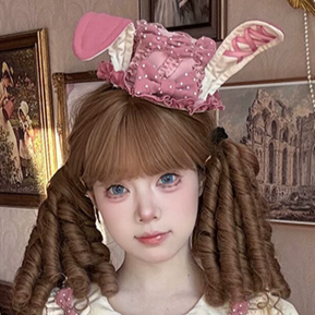 Ears Cake Daily + Rabbit Cherry Lolita Bunny Hat Dress