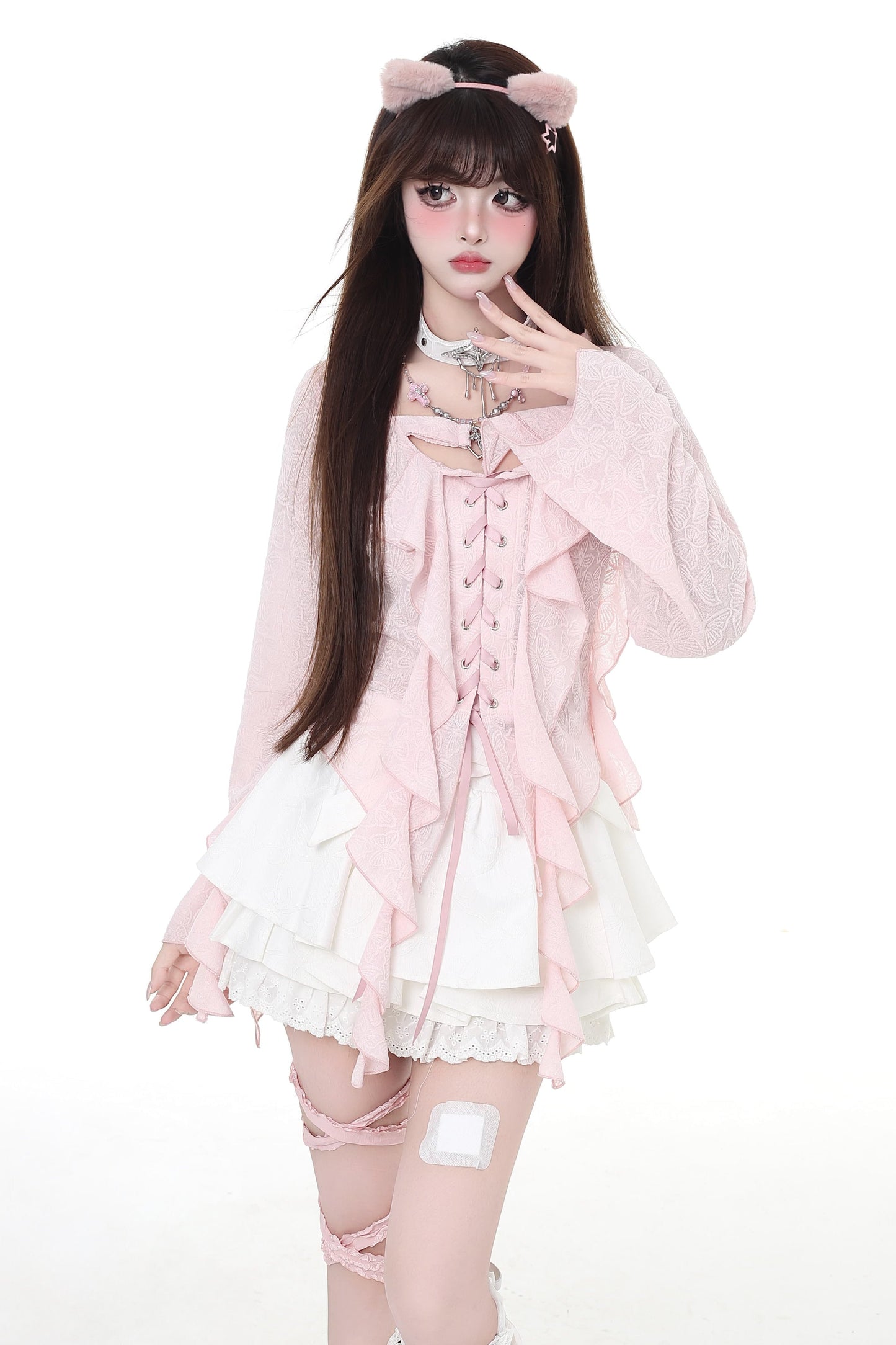 デザインシャツ スウィート フリル クール