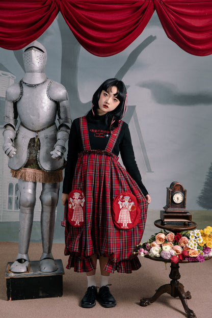 チェックレトロパンツ バルーンサーカス