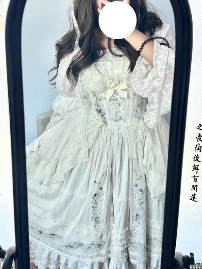 Lolita Princess Innerwear – Off-Shoulder Lace Elastic Cuff