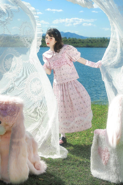 バブルスリーブアイランドスウィートシャツ