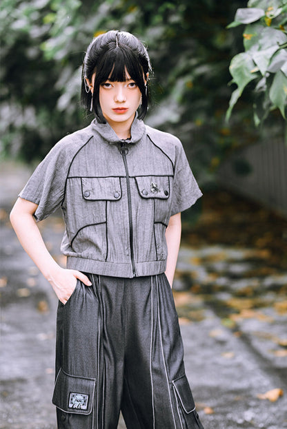 トップス スポーティ ショートモード