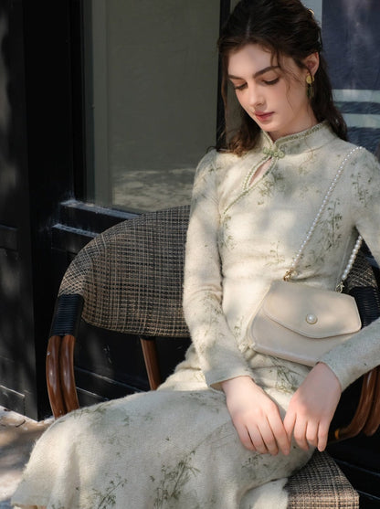 Dress Chinese Long Green