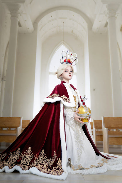 Queen Cape Dress Gorgeous Regular Version Pre-order product +