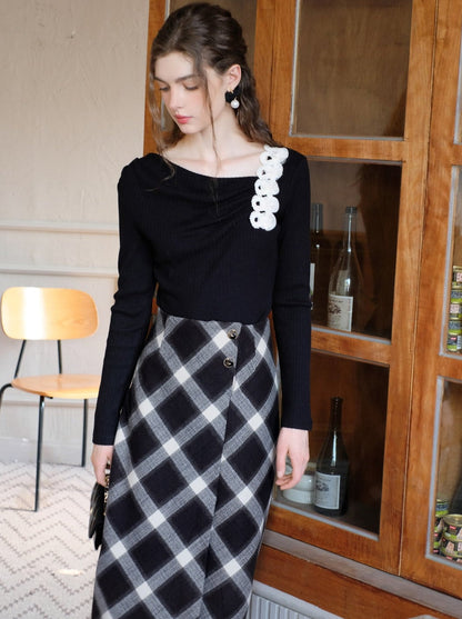 Queen Milk Sweet Tops Französisch Faul