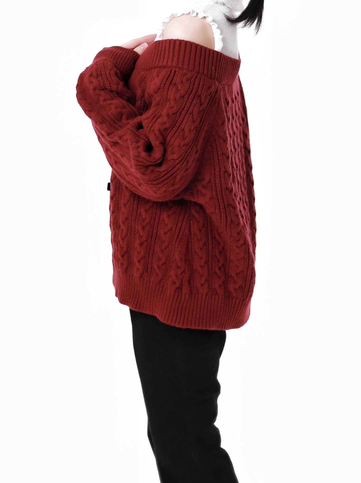 スノーフレグランス ラビットファーコート オフワードスリーブ セータースーツ