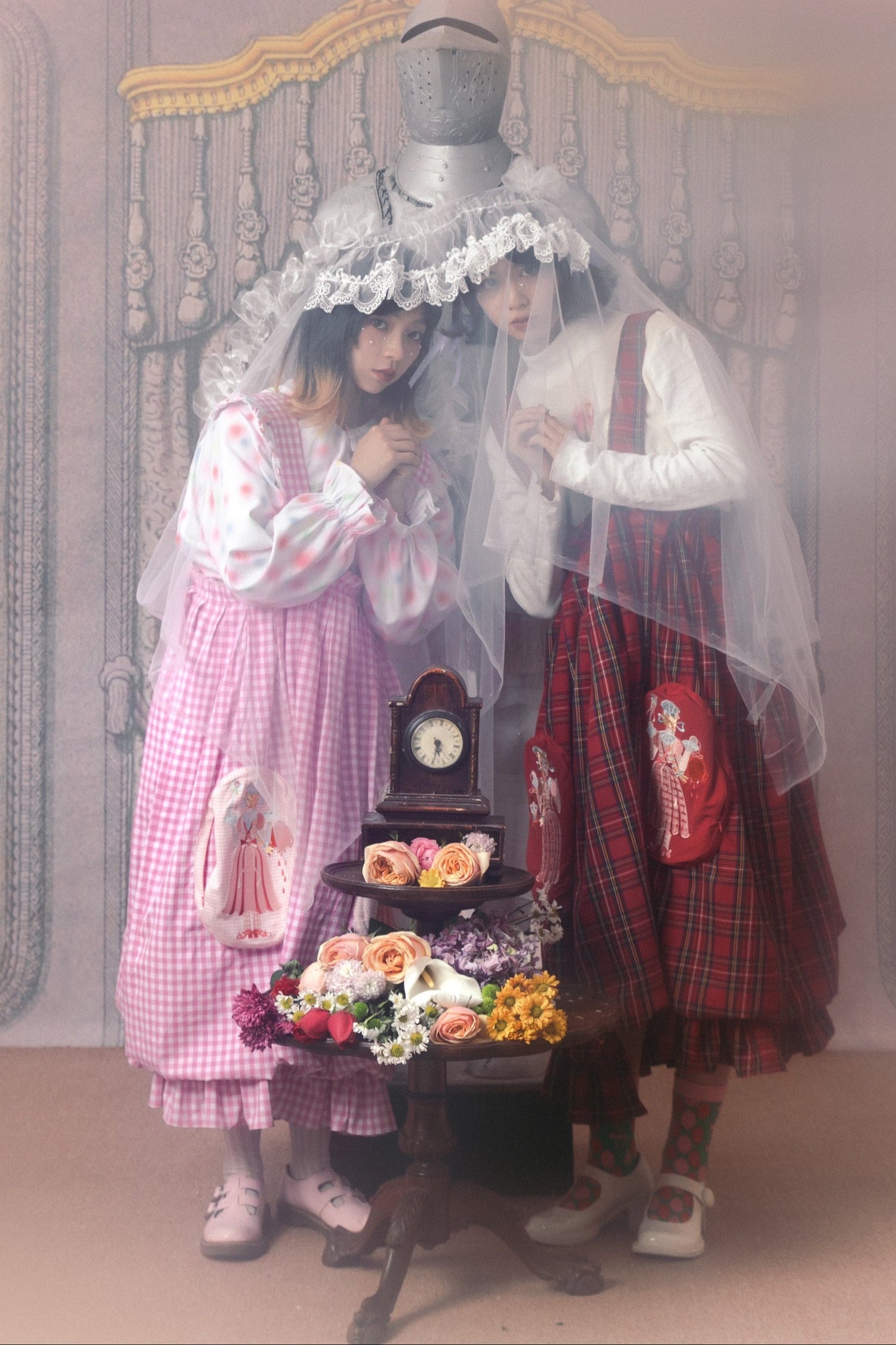 チェックレトロパンツ バルーンサーカス