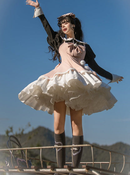 カラースカート ドールサス スウィートロリータトップ ボンボン