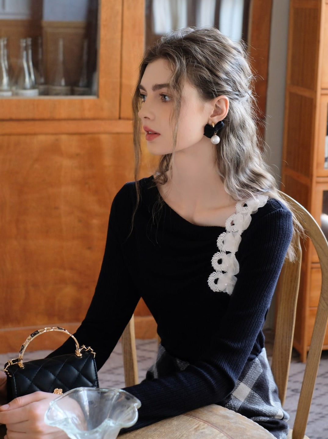 Queen Milk Sweet Tops Französisch Faul