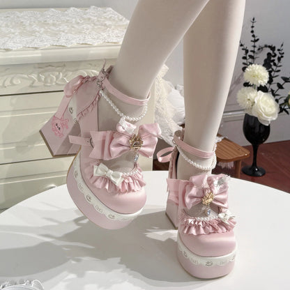 Honey Bear Platform High Heel Lolita Shoes [Pre-Order]