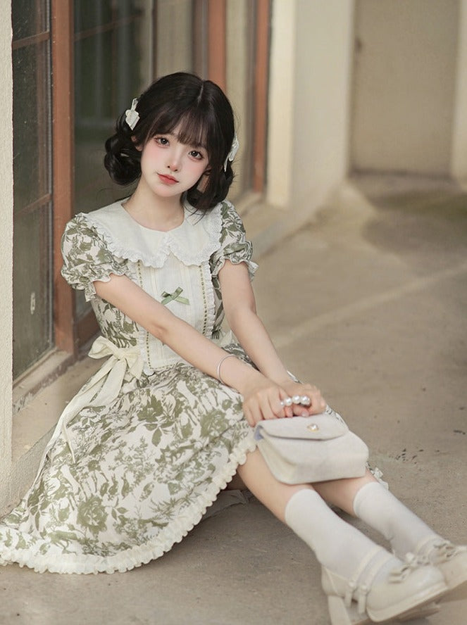 レースフリルロリータドールレトロ