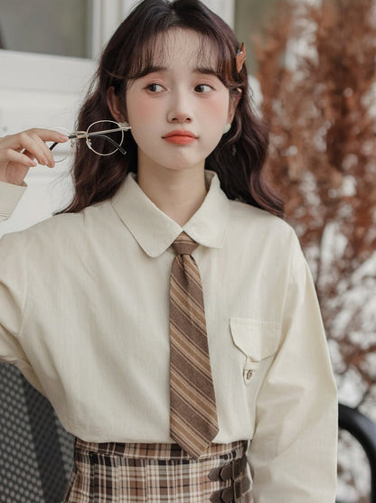 シャツ ワンポイントポケット ゆったり シンプル