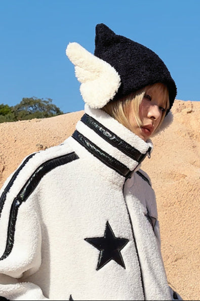 ニットエンジェルビーニーウィング