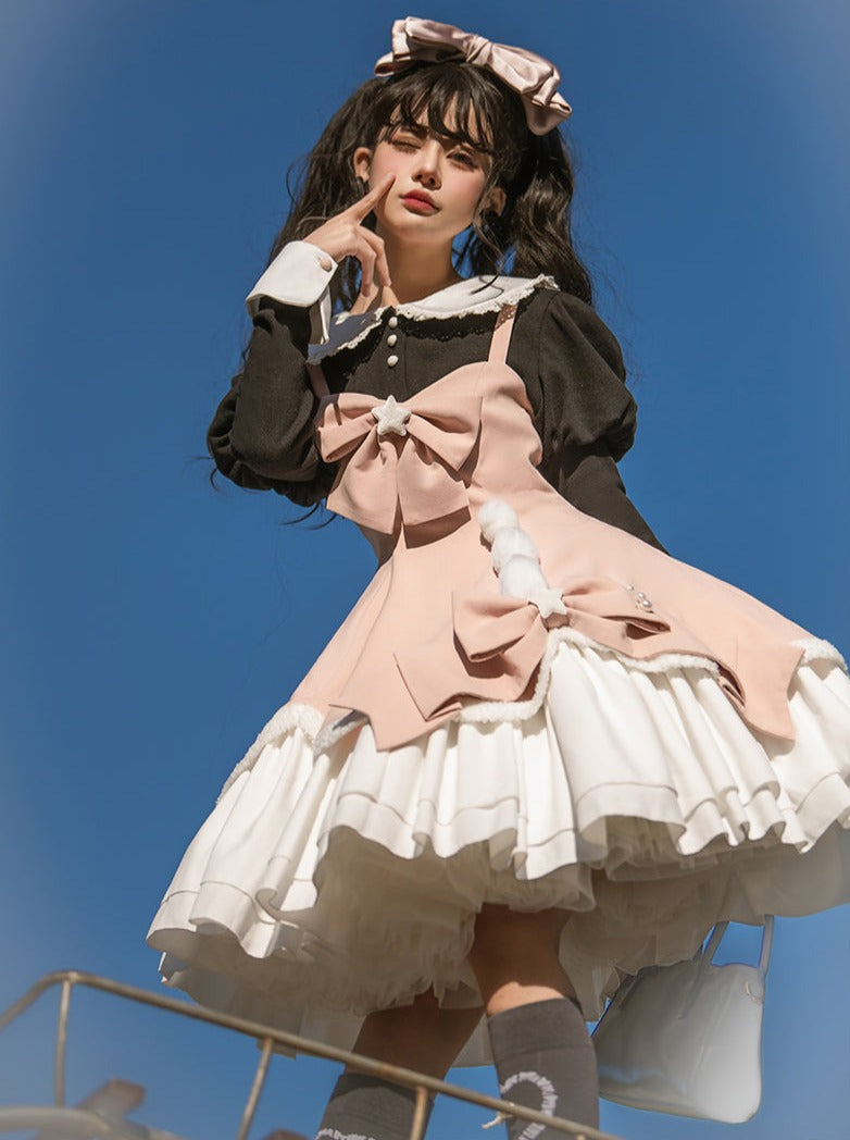 カラースカート ドールサス スウィートロリータトップ ボンボン