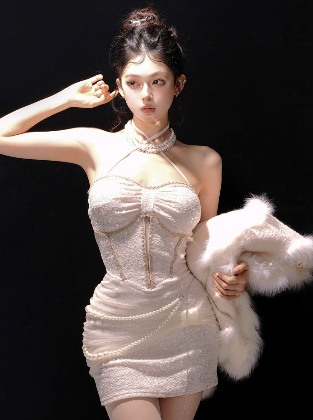 Sling Dress Halter Slim Top Tube