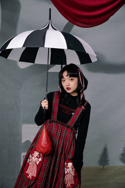 チェックレトロパンツ バルーンサーカス