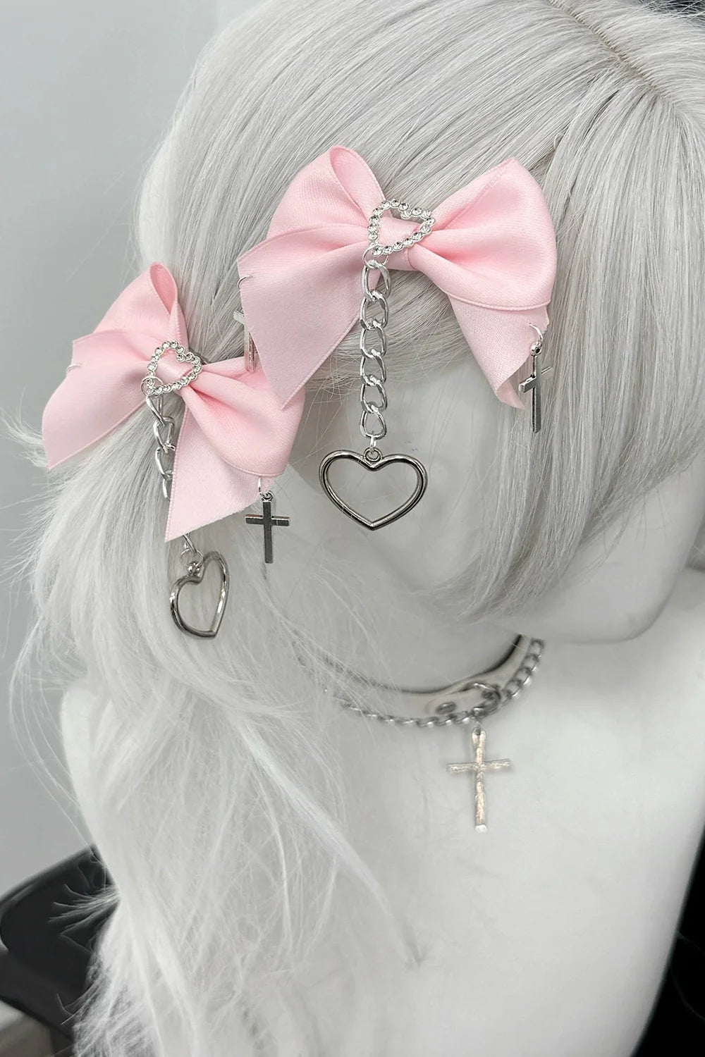 Love Pin Kreuz Anhänger