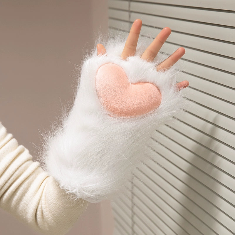 Kawaii Cat Paw Gloves - Anime Cosplay Furry Gloves with Sound Effects