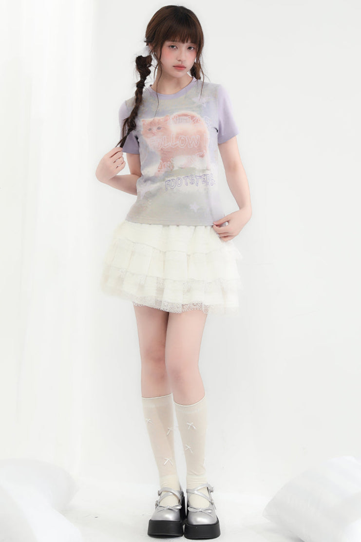 キャットトップネックラウンド