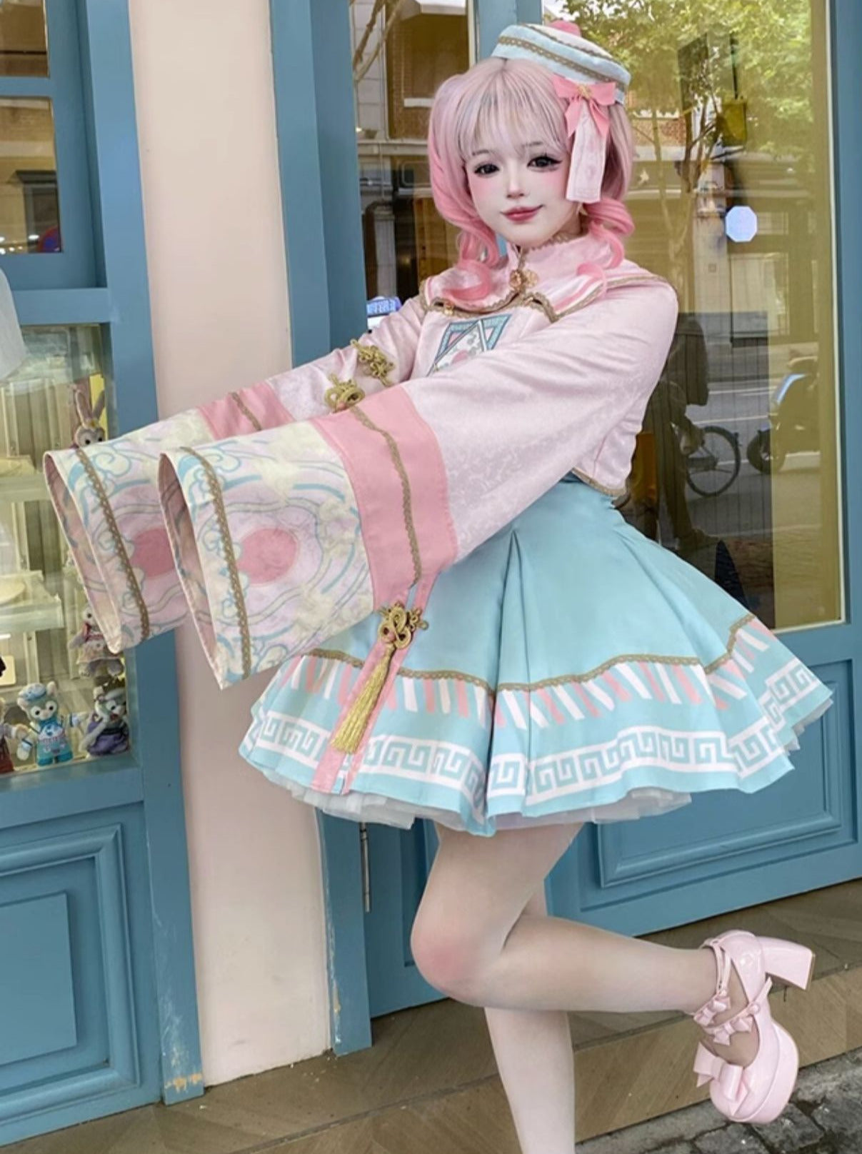 スイートハット予約シージャケット+キョン+ピンリボン製品クロリー+ドレスリトル