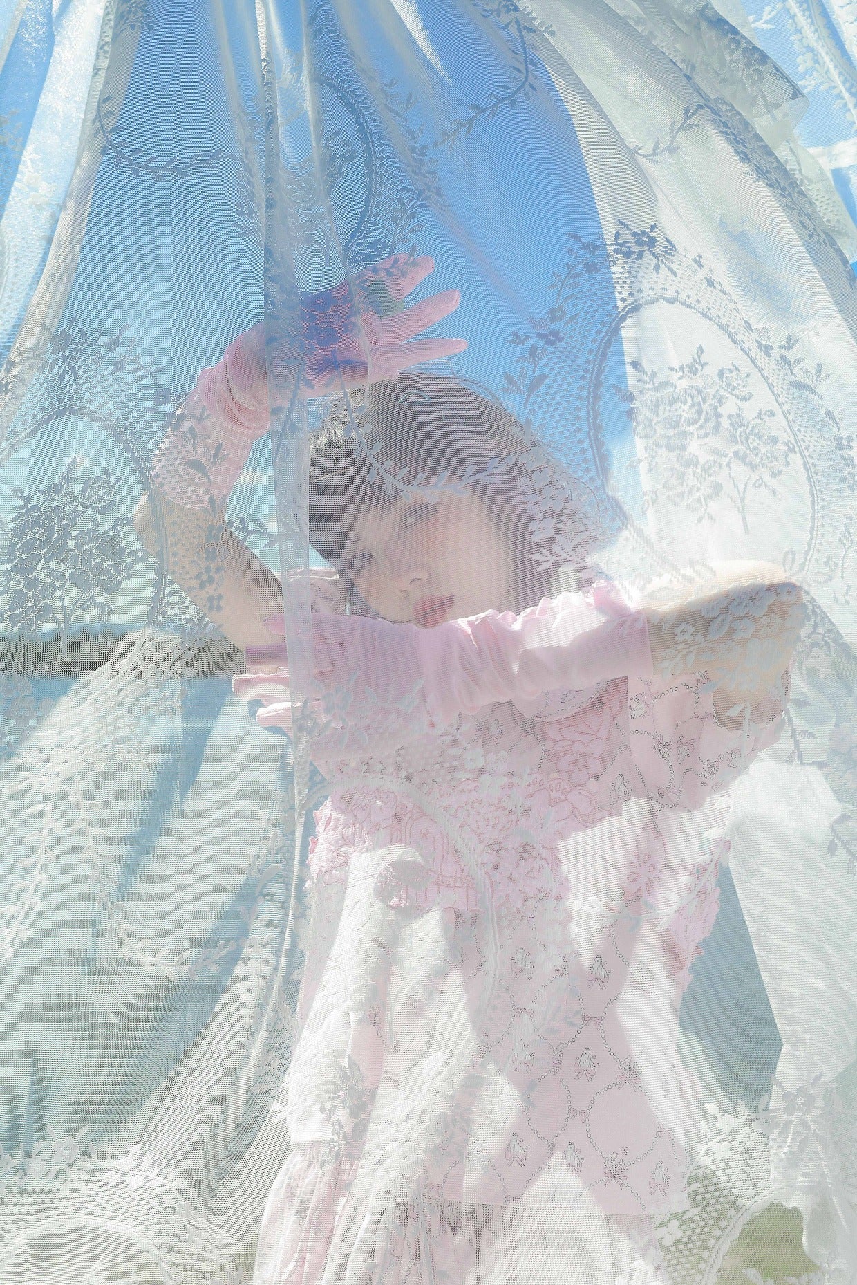 バブルスリーブアイランドスウィートシャツ